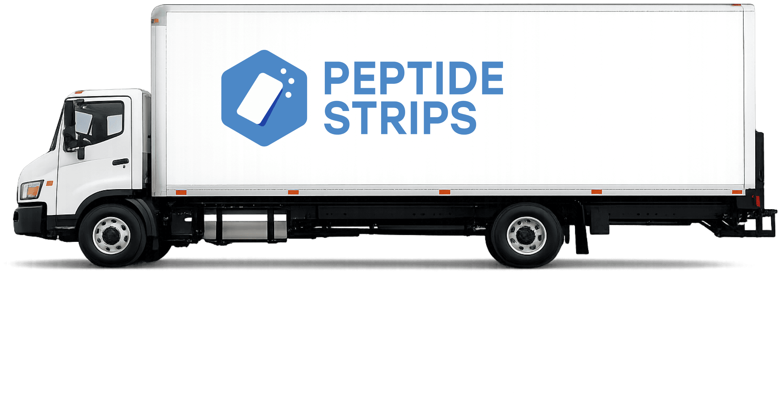 Peptide Strips delivery truck